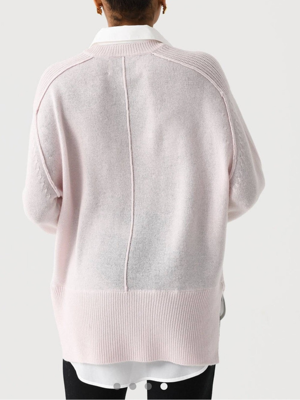 BROCHU WALKER Women's The Looker Layered V-Neck pink XS - Picture 2 of 9